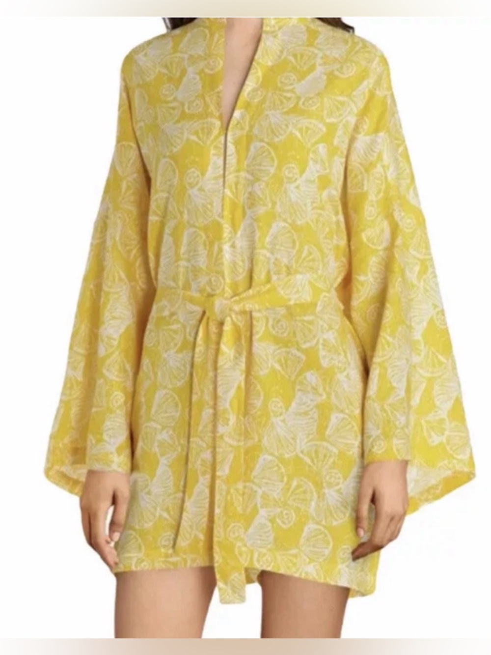 Free People The Only Rober Romper Yellow Seashell -NWT